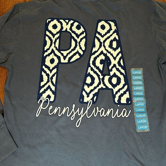 NWOT Royce women’s long sleeved Pennsylvania tshirt, large - Picture 3 of 3
